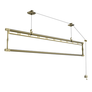 衣恋阳光小阳台升降晾衣架单杆式小户型晾衣杆室内手摇凉衣架