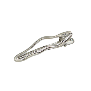 甜酷波浪金属发夹小众设计高级感银色刘海夹边夹发卡侧边发饰夹子