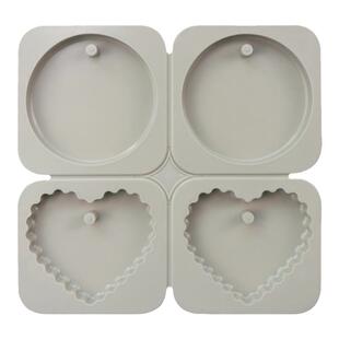 多款香薰石膏挂牌硅胶模具diy材料香薰蜡烛蜡片滴胶吊牌挂件圆形