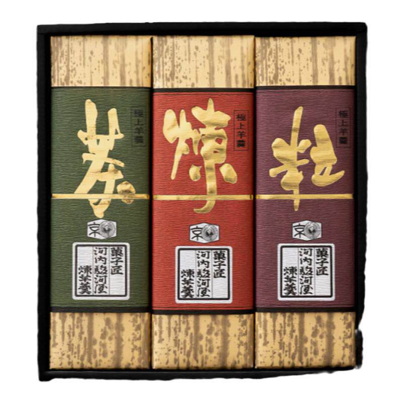 河内骏河屋极上羊羹和菓子