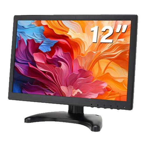 12寸高清液晶显示器IPS面板收银台式晶监控车载工控电阻容触摸屏