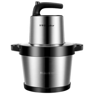 荣事达绞肉机家用商用电动不锈钢6L大容量自动搅拌馅蒜料理辣椒机