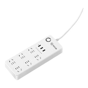 wifi智能插排手机远程遥控鱼缸定时分控开关插线板已接入米家APP