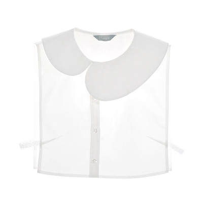 拯救毛衣神搭配～显瘦白色假领子