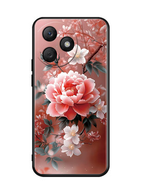 luckrider适用于荣耀X50i+手机壳lly-an00防摔保护套软荣耀play8tpro高颜值honor浪漫玫瑰花lly-an00温柔气质