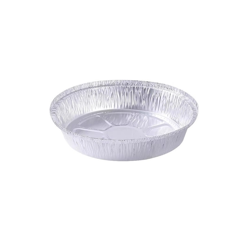 空气炸锅专用纸锡纸盘烧烤箱烘焙锡箔碗家用锡纸盒食品级纸碗圆形