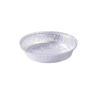 空气炸锅专用纸锡纸盘烧烤箱烘焙锡箔碗家用锡纸盒食品级纸碗圆形