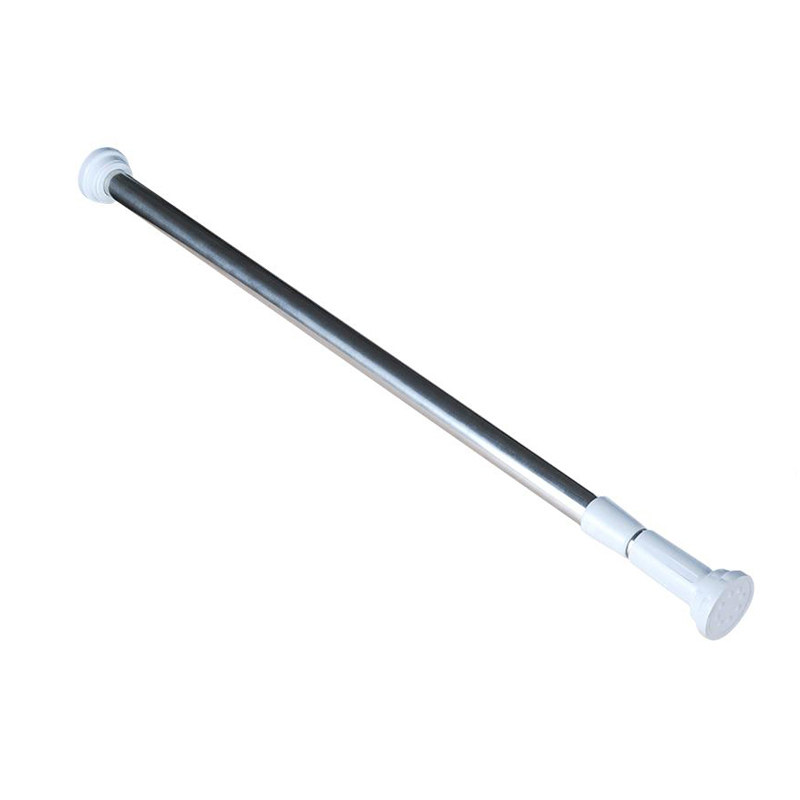 免打孔伸缩杆浴室浴帘杆直杆晾衣杆衣柜撑杆子窗帘杆卫生间门帘杆