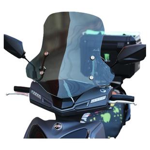 摩托车电动车前挡风板通用挡风玻璃清九号铃木UY豪爵afr风挡专用