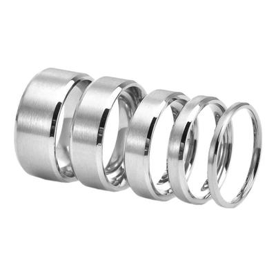 泰爱你时尚简约钛钢素圈戒指