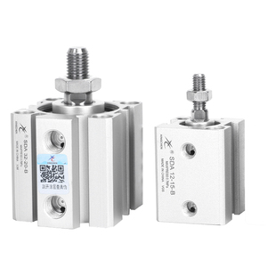 星辰气动薄型气缸SDAS16/25/32/40/80-20/30/45/50/75-SB外牙带磁