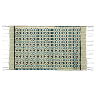 霜山蔺草餐垫流苏草编垫