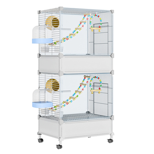 鹦鹉专用笼子家用横丝双层大空间易清理玄凤虎皮牡丹豪华别墅鸟笼