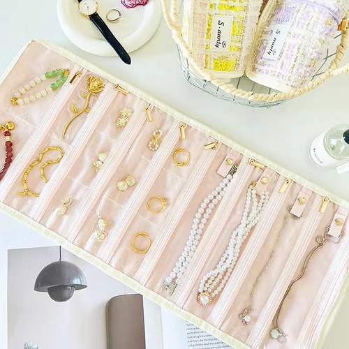 首饰收纳包旅行便携袋手串收纳包高档精致珠宝迷你小首饰品首饰盒