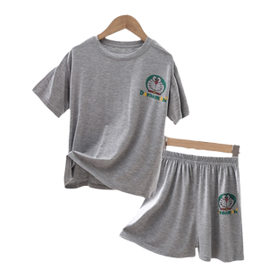 男童莫代尔睡衣套装儿童夏季薄款家居服男孩子短袖空调服睡衣睡裤