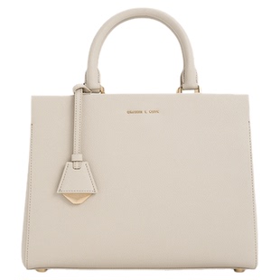 CHARLES&KEITH秋冬女包CK2-50160152大容量手提单肩凯莉托特包女