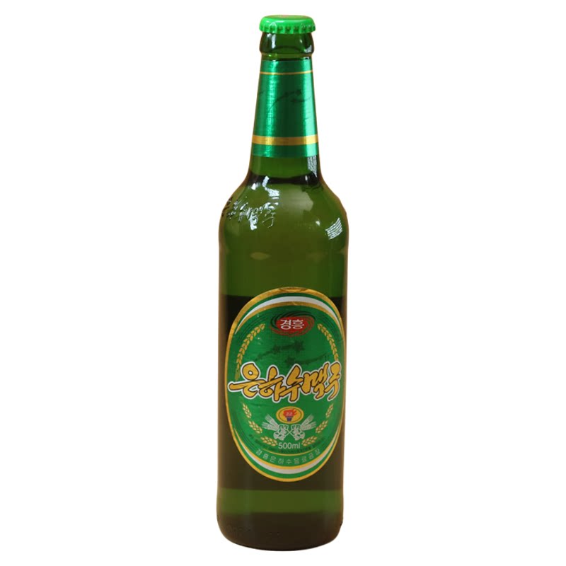银河水啤酒朝鲜黄啤特产原装进口