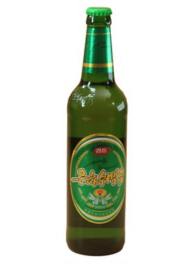 银河水啤酒朝鲜黄啤特产原装进口