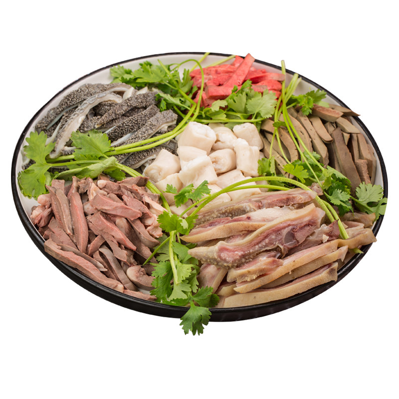 内蒙古羊杂新鲜整套全熟羊杂碎真空袋装批发羊杂汤即食羊肉汤包邮