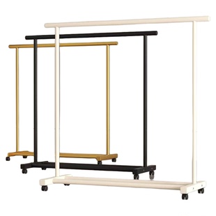 晾衣架落地家用卧室挂衣架室内阳台晾晒衣服宿舍简易衣帽架子伸缩