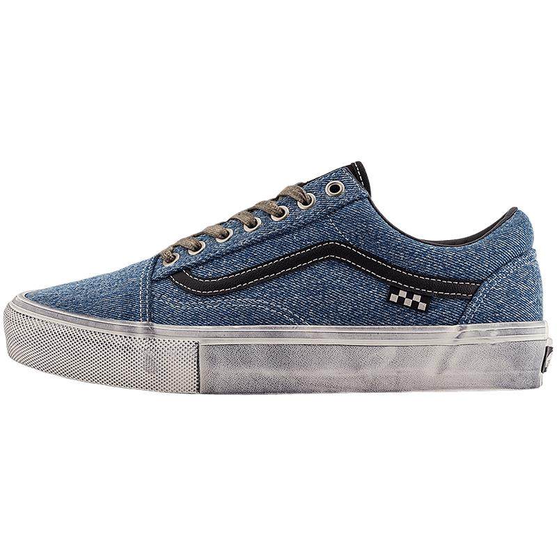 Vans范斯官方靛蓝色职业滑板鞋