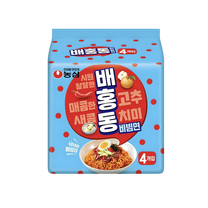 韩国直邮农心甜辣拌面冷面速食