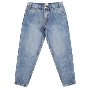 IDLT 90S 高质重磅复古宽松牛仔裤 原创锥形宽松牛仔裤男高街复古