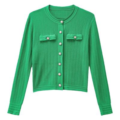 短款针织开衫外套女小个子毛衣