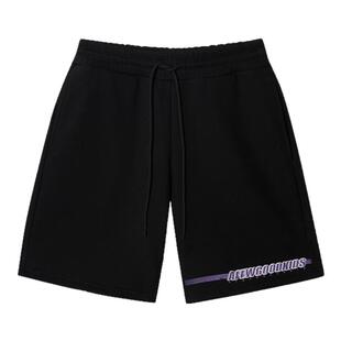 AFGK24SS重磅280G美式刺绣渐变休闲运动短裤男女国潮夏季五分裤