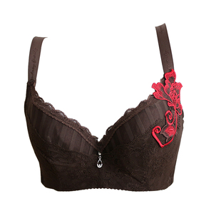 黛丽世家文胸专柜正品聚拢上提大胸罩CDE全罩薄杯调整型内衣D6013