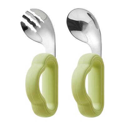 乐扣乐扣儿童叉勺316L不锈钢材质