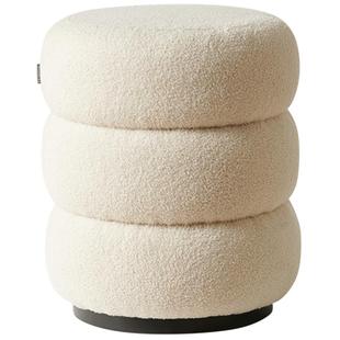 全友家居现代简约卧室妆凳女生踩脚放脚凳沙发脚踏搁脚小凳子KD