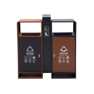 户外垃圾桶果皮箱室外分类环卫商用不锈钢景区公园小区垃圾箱定制