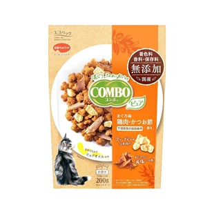 【小咪咪】日本进口三才COMBO猫粮鸡肉冻干成猫主粮干粮零食200g