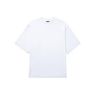 BEAMS男装宽松短袖T恤2025夏季新款休闲基础款纯色半袖040179XO