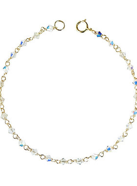 小众奥地利美国绕线超闪水晶手链