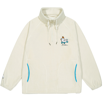 GUUKA联名小狗抗菌半拉链卫衣