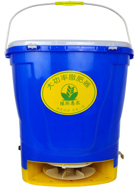 绿环惠农加厚桶电动施肥器撒播机