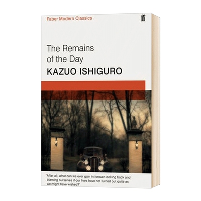 石黑一雄 长日留痕  The Remains of the Day 诺贝尔文学奖获得者 长日将尽 英文版 进口原版英语书籍 英文原版小说