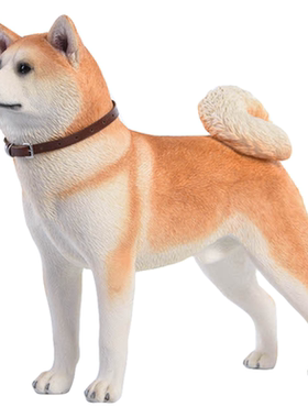 秋田犬模型狗模型狗摆件犬模型