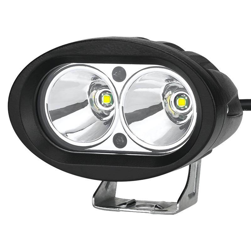 电动车灯超亮强光摩托车LED大灯泡 外置透镜射灯改装12V60V流氓灯