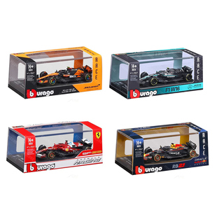 1:64比美高红牛RB21梅奔W16法拉利SF25迈凯伦MCL39赛车模型