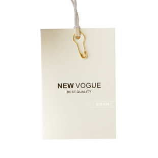 吊牌定制服装店现货挂牌简约高端通用吊卡印刷商标logo合格证定做