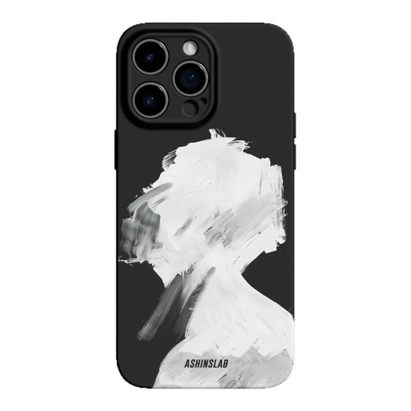 原创华为mate60个性创意艺术抽象人物适用iphone15ProMax苹果14plus系列13全包磨砂小米软壳12防摔