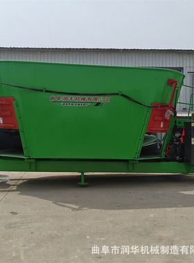 立式24方双轴TMR搅拌机肉牛养殖配方草料混合机电子称重饲料制备