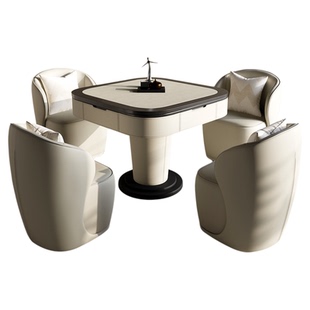 新款高端麻将桌两用餐桌餐麻一体机实木过山车麻将机全自动家用