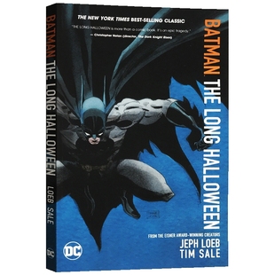 Batman The Long Halloween 英文原版 蝙蝠侠 漫长的万圣节 美国DC漫画超级英雄 电影黑暗骑士 一部犯罪史诗 杰夫洛布英文版进口书
