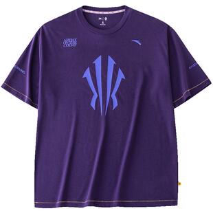 安踏凯里·欧文系列丨篮球短袖纯棉宽松短袖t恤男投篮服172421114