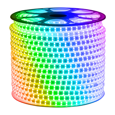 七彩变色客厅吊顶防水220v灯带