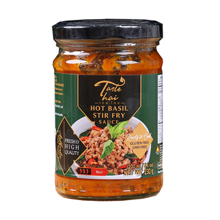 泰国tastethai特泰甜罗勒炒肉酱230克打抛酱泰式嘎抛金不换炒肉酱